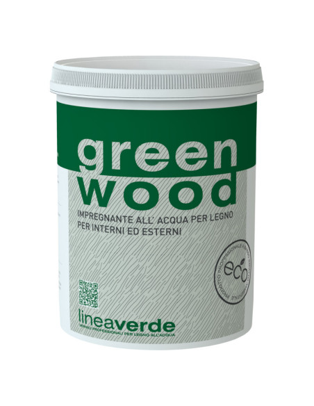 Impregnante Finitura All’acqua Per Legno GREEN WOOD Linvea