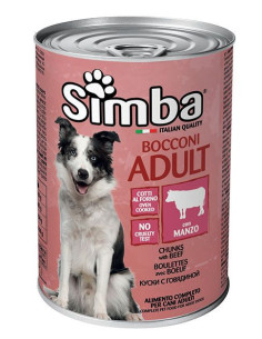 Bocconi Cane Monge Simba 1230 g – Manzo