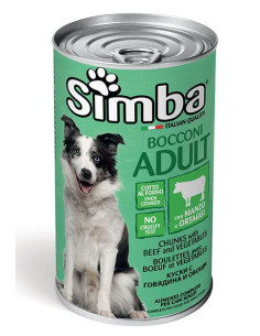 Bocconi Cane Monge Simba 1230 g – Manzo e Verdure