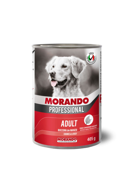 Bocconi Cane Morando Professional 405 g – Manzo