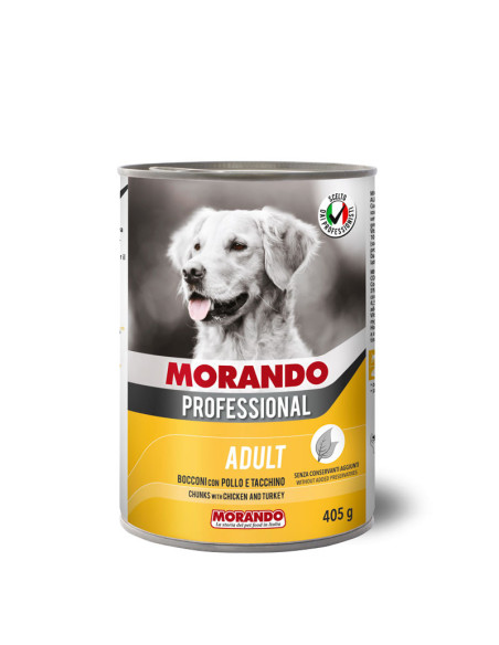 Bocconi Cane Morando Professional 405 g – Pollo e Tacchino