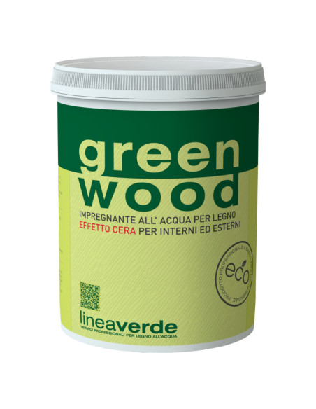 Impregnante Finitura All’acqua Effetto Cera GREEN WOOD Linvea