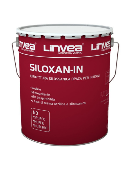 Idropittura Silossanica per Interni SILOXAN-IN Linvea