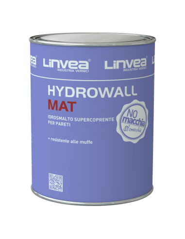 Smalto Murale Opaco HYDROWALL MAT Linvea