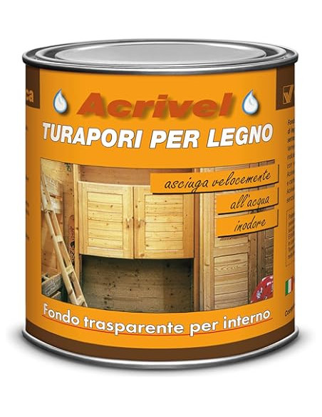 Fondo Turapori Trasparente ACRIVEL Veleca