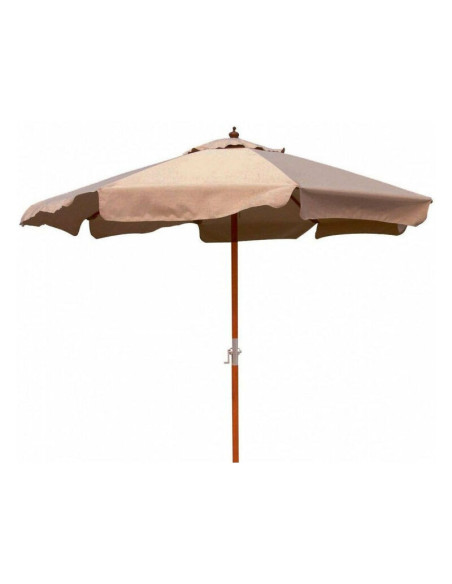 Ombrellone da Giardino In Legno Cuba con Manovella - 3x3