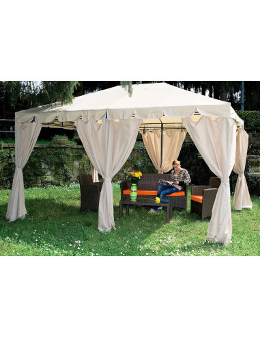 Gazebo da Giardino Armonia 3x4m in Acciaio –...