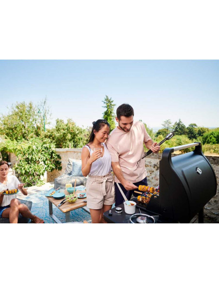 Barbecue a Gas Campingaz Compact 3 LS 3 Bruciatori con Fornello Laterale