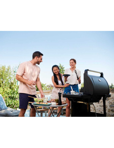Barbecue a Gas Campingaz Compact 3 LS 3 Bruciatori con Fornello Laterale