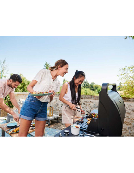 Barbecue a Gas Campingaz Compact 3 LS 3 Bruciatori con Fornello Laterale
