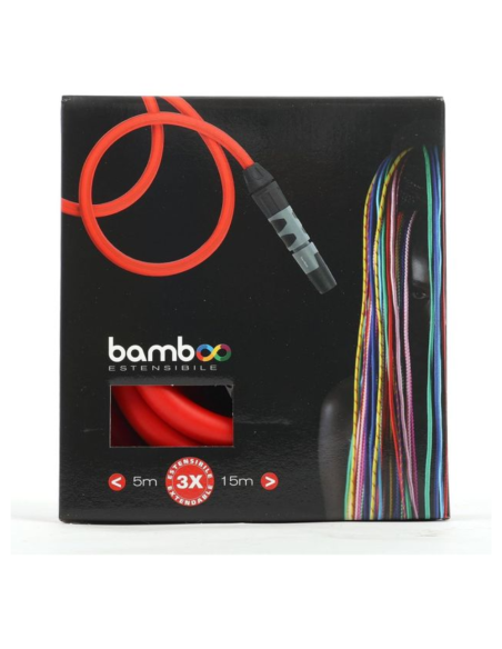 Tubo Irrigazione Giardino Estensibile 5 - 15m con Lancia e Raccordi, Antinodo, Ultra Leggero - Bamboo