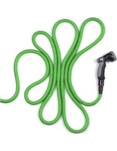 Tubo Irrigazione Giardino Estensibile 5 - 15m con Pistola...