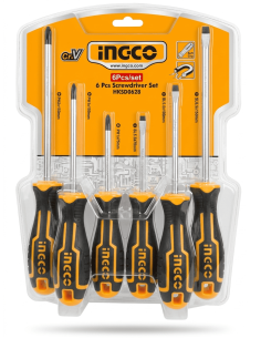 Set 6 Cacciaviti INGCO HKSD0628 Cr-V