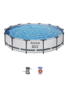 Piscina Fuori Terra Bestway Steel Pro MAX Rotonda 427×84 cm