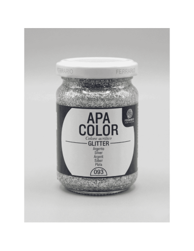 Colori Acrilici Ferrario Apa Color Glitter 150 ml