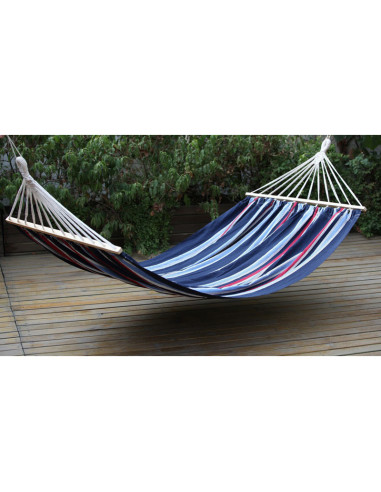 Amaca Doppia da Giardino in Cotone con Asse in...