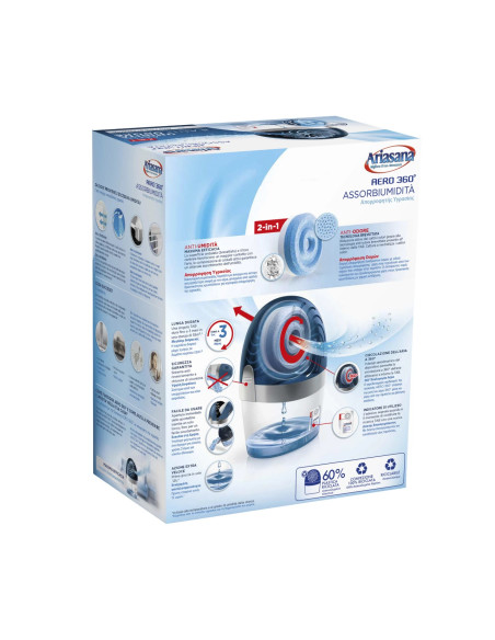 Ariasana Kit Aero 360° Assorbiumidità Ricaricabile