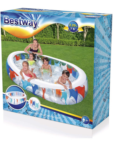Piscina Gonfiabile Multicolor 152X234X51H, Bestway