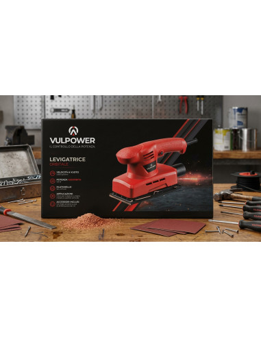Levigatrice Orbitale Vulpower 135W Platorello...