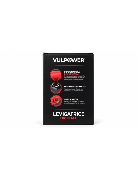 Levigatrice Orbitale Vulpower 135W Platorello 187x90 mm