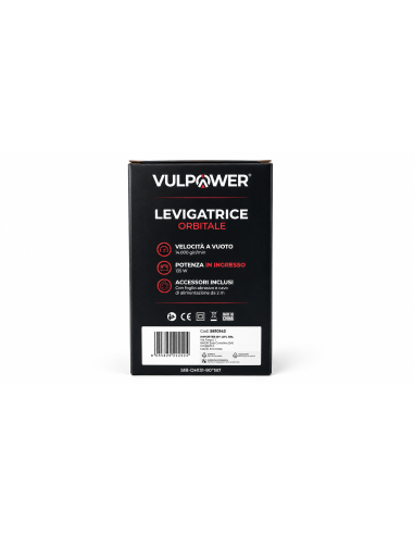 Levigatrice Orbitale Vulpower 135W Platorello...