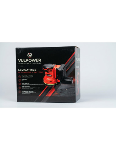 Levigatrice Rotorbitale a Batteria Vulpower 20V...