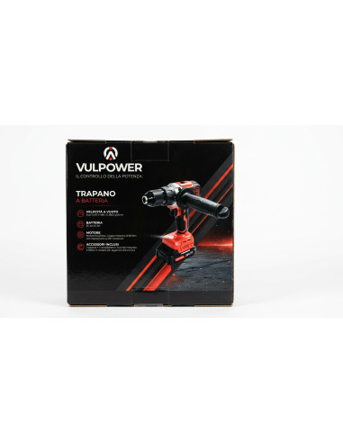 Trapano Avvitatore a Batteria Vulpower D020 20V...