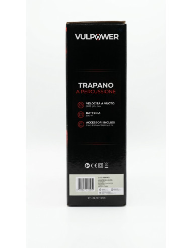 Trapano a Percussione Vulpower 500W Mandrino 13 mm