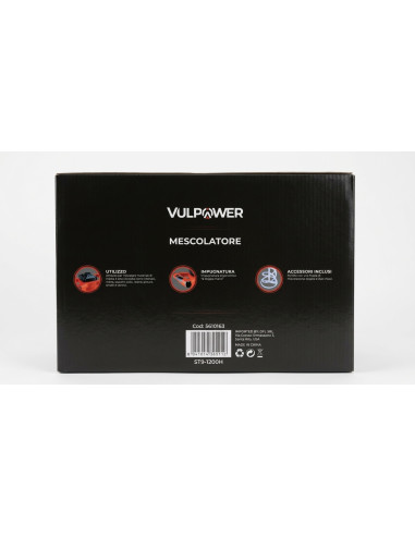 Mescolatore Elettrico Vulpower 1200W con Frusta...