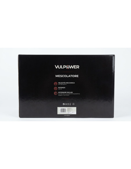 Mescolatore Elettrico Vulpower 1200W con Frusta Doppia