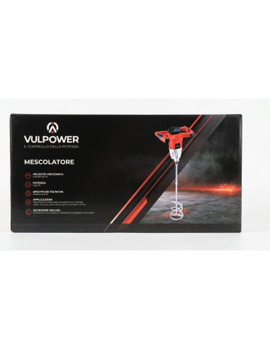 Mescolatore Elettrico Vulpower 1200W con Frusta...