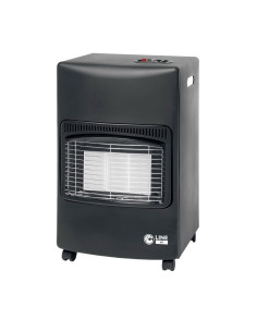 Stufa a Gas GPL a Infrarossi Arturo Nero 4200W con Ruote