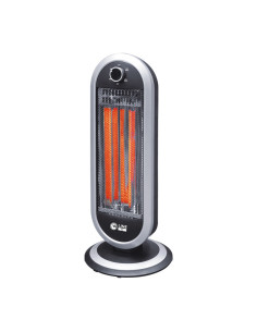 Stufa a Lampade al Carbonio Oscillante 450/900W con Maniglia