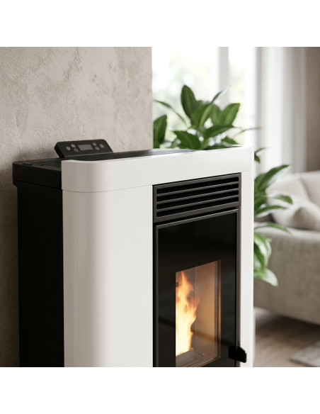 Stufa a Pellet Canalizzata Slim Extraflame Annabella Plus 5.0 9kW