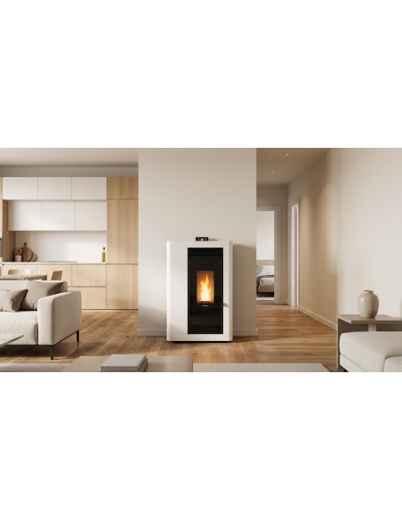 Stufa a Pellet Canalizzata Slim Extraflame Annabella Plus 5.0 9kW