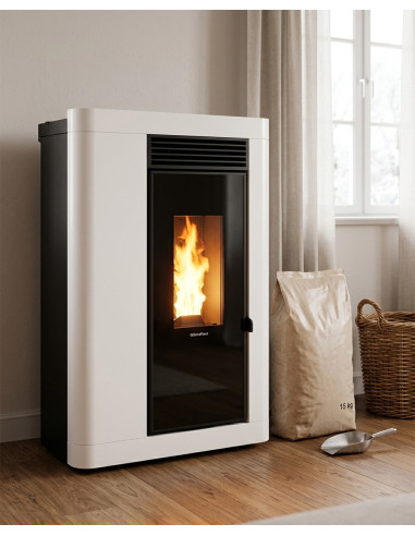 Stufa a Pellet Canalizzata Slim Extraflame...
