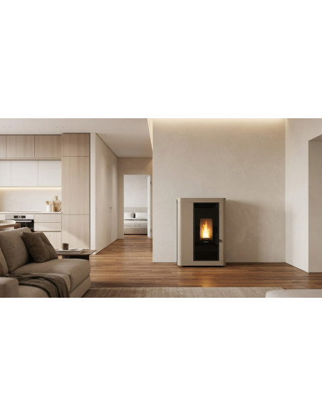 Stufa a Pellet Canalizzata Slim Extraflame Annabella Plus 5.0 9kW
