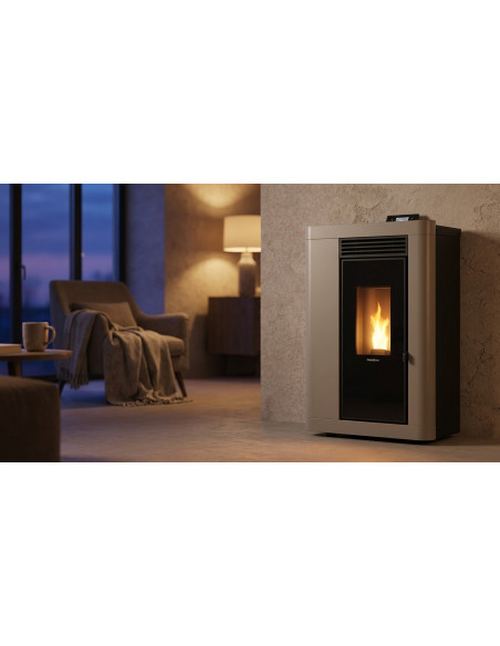 Stufa a Pellet Canalizzata Slim Extraflame Annabella Plus 5.0 9kW