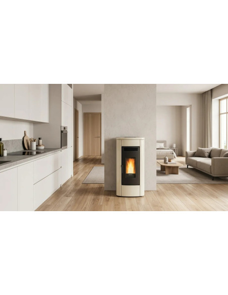 Stufa a Pellet Canalizzata Extraflame Klaudia Plus 5.0 8kW