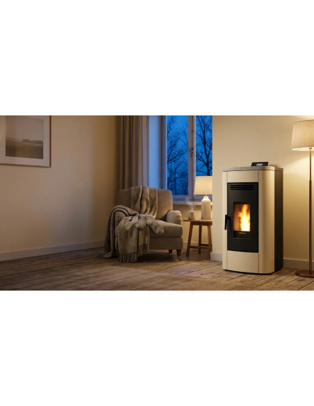Stufa a Pellet Canalizzata Extraflame Klaudia Plus 5.0 8kW